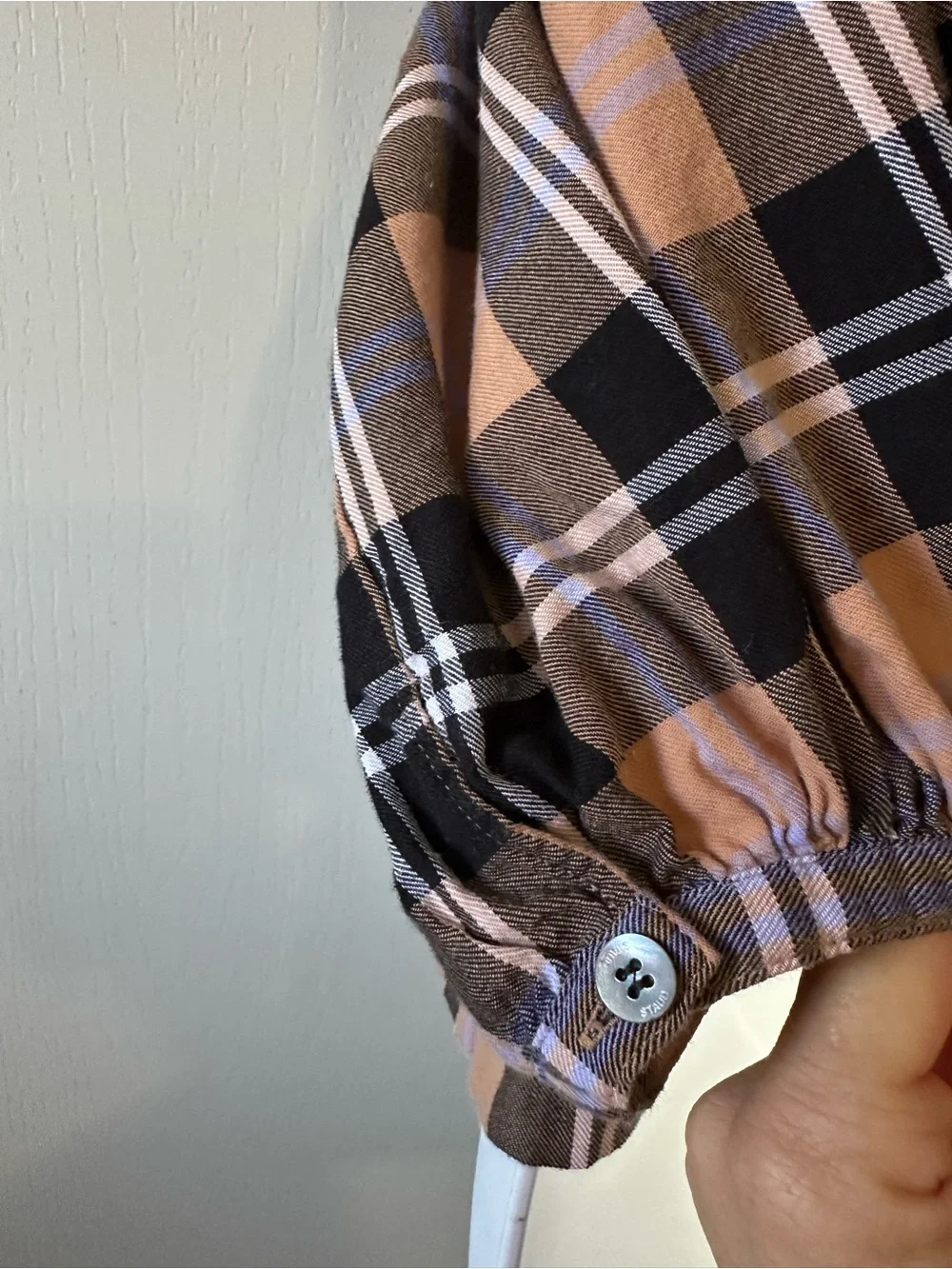 STAUD lightweight plaid